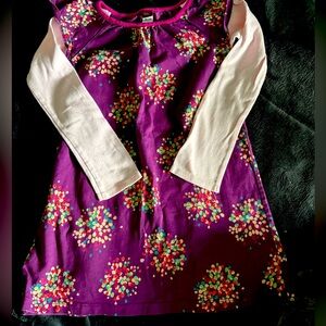 Tea Collection purple long sleeve layered dress 6